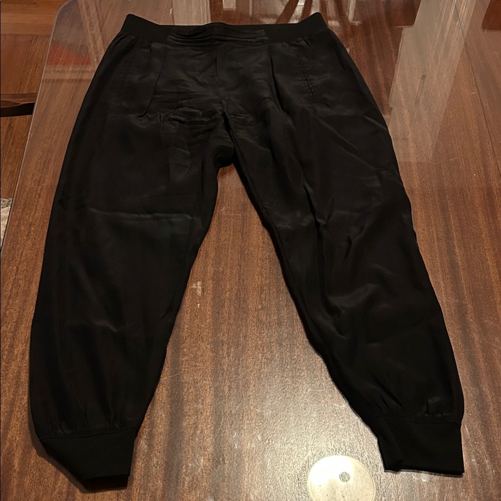 ATM Anthony Thomas Melillo Black Cropped Pants
